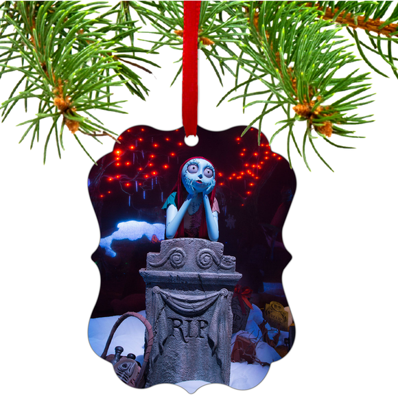 Nightmare Before Christmas Sally Ornament/ Disney Christmas Holiday Ornament/ Sally Halloween Christmas Gift Tag