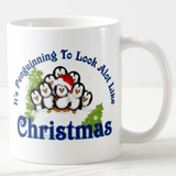 Penguin Christmas Mug/ It’s Penguinning To Look A lot Like Christmas Cute Winter Holiday Coffee Mug