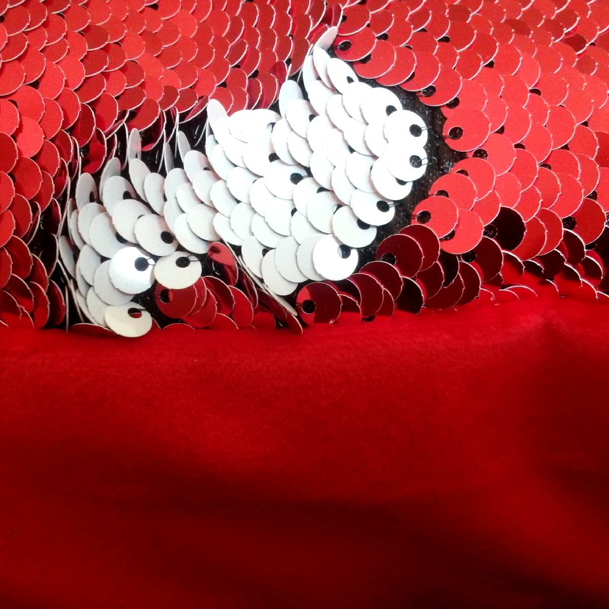 Mickey mouse sequin pillow top