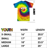 Disney Mickey Mouse Tie Dye Youth Shirt / Mickey Mouse Head, Cinderella’s Castle Family Matching Vacation Tie Dye Youth Shirt / Matching Shirt