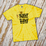 Soccer Tie Dye Shirts/ The More You Sweat In Practice The Less You Bleed In Battle Soccer Quote Team Gift Shirts