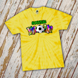 Soccer Mom Tie Dye Shirts/ Soccer Retro Quote Team Mom Gift Shirts