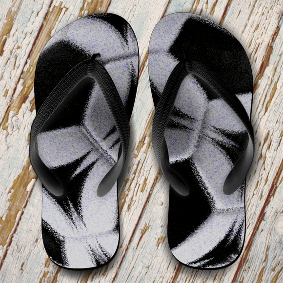 Soccer top flip flops