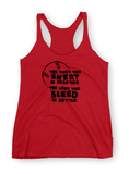 Softball Shirts/ The More You Sweat In Practice The Less You Bleed In Battle Tank Tops/ Girls Softball Quote Team Gift Shirts