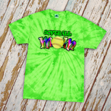 Softball Mom Tie Dye Shirts/ Girls Fastpitch Softball Quote Team Mom Gift Shirts