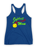 Softball Mom Shirts/ Softball Mom Tank Tops/ Girls Softball Quote Team Mom Gift Shirts