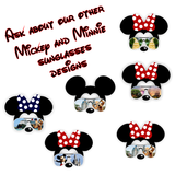 Minnie Mouse Sunglasses Shirt / Disney World Parks Women’s Summer T-Shirt / Disney Vacation Minnie Bow Silhouette Top