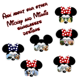 Minnie Mouse Sunglasses Tank Top/ Disney World Parks Women’s Summer Tank Top/ Disney Vacation Minnie Bow Silhouette Tank