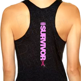 Breast Cancer Hashtag Survivor/ Fighter Tank Top/ Workout Tank Top, Breast Cancer Awareness Triblend Tank, #Survivor, #Fighter Shirt