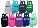 Girls Weekend Trip Tanks/ Retro Sunset Beach Palms And Cocktails Girls Night Out Tank Tops