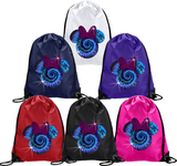Minnie Mouse Tie Dye Glitter Backpack/ Disney Minnie Mouse Glitter Drawstring Bag/ Blue, Purple Tie Dye Minnie Bow Travel Park Bag