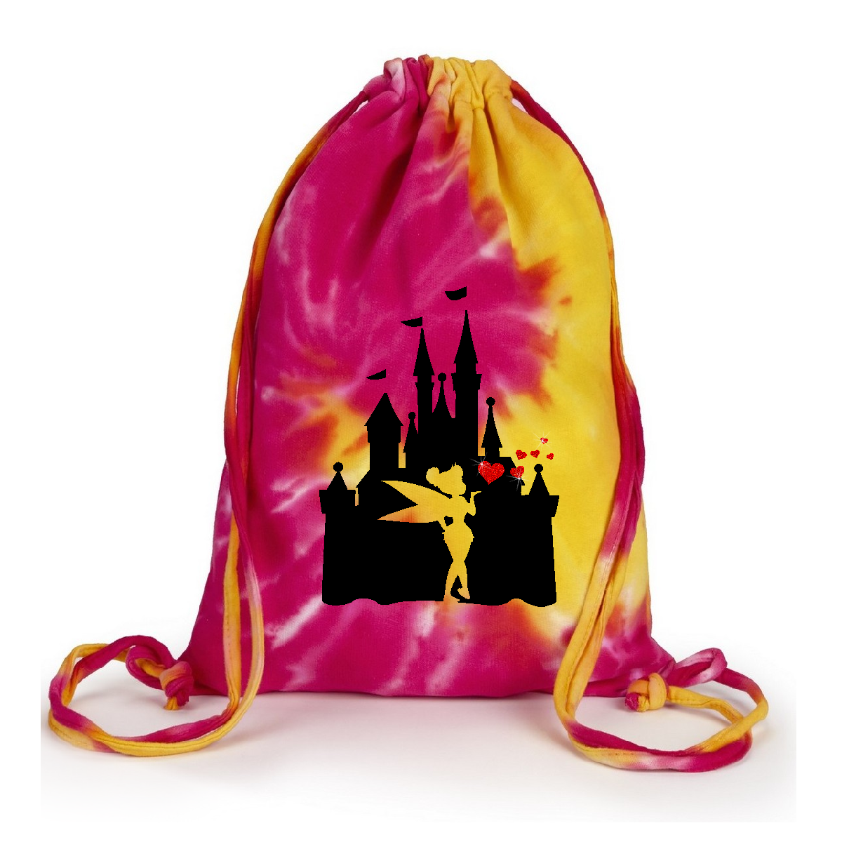 Disney Tie Dye Backpack/ Mickey Mouse Drawstring Cinch Sack