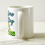 Disney Tinkerbell Mug/ I’m Done Adulting Disney Tinkerbell Ceramic Coffee Mug/ Let’s Be Fairies Tinkerbell Fairy Coffee Lover Gift