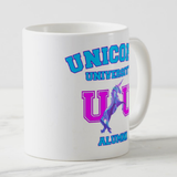 Unicorn Mug/ Tie Dye Rainbow Pastel Unicorn University Alumni Ceramic Coffee Mug/ Be A Unicorn Coffee Lover Gift Idea