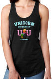 Unicorn Tank Top/ Rainbow Pastel Unicorn University Alumni Magical Color Changing Women’s Tank Top/ Be A Unicorn Tank Top