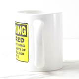 Retired Mug / Retirement Mug Gift Idea/ Funny Retirement Gift/ Warning Retired Knows Everything And Has Plenty Of Time To Tell You About It