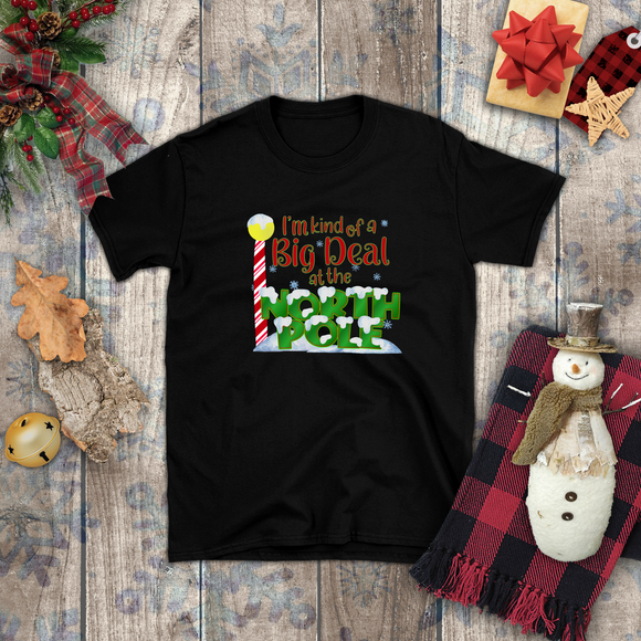 Christmas Children Shirts/ I’m Kind Of A Big Deal At The North Pole Kids Holiday Youth T-Shirts