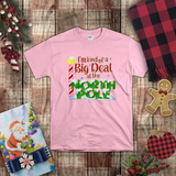 Christmas Children Toddler Shirts/ I'm Kind Of A Big Deal At The North Pole Kids Holiday Toddler T-Shirts