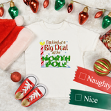 Christmas Children Toddler Shirts/ I'm Kind Of A Big Deal At The North Pole Kids Holiday Toddler T-Shirts