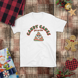 Christmas Children Shirts/ Candy Canes Red, Green Stripe Emoji Poop Funny Holiday Kids T-Shirts