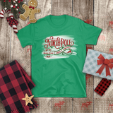 Christmas Children Shirts/ Vintage North Pole Candy Company Santa Seal Of Approval Sign Winter Holiday Kids T-Shirts