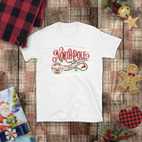 Christmas Children Shirts/ Vintage North Pole Candy Company Santa Seal Of Approval Sign Winter Holiday Kids T-Shirts