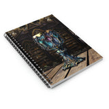 Medieval Journal/ Gothic Purple Blue Goblet Castle Library Mystical Notebook/ Diary Gift