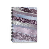 Lavender Journal/ Purple, Silver Glam Notebook/ Diary Gift