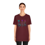 Christmas Shirts/ Watercolor Tie Dye Leopard Print Holiday Trees With Purple, Teal, Pink Bows T shirts