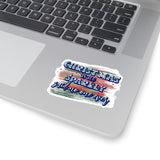 Christmas Stickers/ Christmas Is Too Sparkly Laptop Decal, Planner, Journal Vinyl Stickers