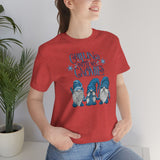 Christmas Shirts/ Chillin With My Gnomies Winter Blue Sweater Gnome Trio Pajama T shirts