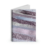 Lavender Journal/ Purple, Silver Glam Notebook/ Diary Gift