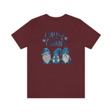Christmas Shirts/ Chillin With My Gnomies Winter Blue Sweater Gnome Trio Pajama T shirts
