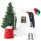 Christmas Wine Sweatshirt/ Carol Wine Lover Holiday Drinking Plaid Fa La La La Holiday Fleece Sweater