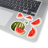 Watermelon Stickers/ Watercolor Summer Fruit Sticker Collection Laptop Decal, Planner, Journal Vinyl Sticker Pack