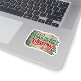 Christmas Stickers/ Old Fashion Twas The Night Before Laptop Decal, Planner, Journal Vinyl Stickers