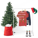 Christmas Shirts/ Funny Most Likely To Make The Naughty List Winter Holiday Fleece Ugly Sweater T shirts