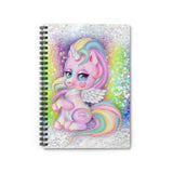 Unicorn Journal/ Pretty Glam Purple, Pink, Blue Rainbow Unicorn Notebook/ Diary Gift