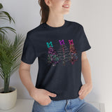 Christmas Shirts/ Watercolor Tie Dye Leopard Print Holiday Trees With Purple, Teal, Pink Bows T shirts