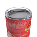 Watermelon Stainless Steel 20oz Tumbler/ Iced Summer Red Fruit Drink Travel Mug Gift