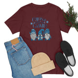 Christmas Shirts/ Chillin With My Gnomies Winter Blue Sweater Gnome Trio Pajama T shirts