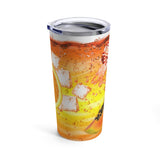 Orange Papaya Stainless Steel 20oz Tumbler/ Iced Summer Orange Fruit Drink Travel Mug Gift